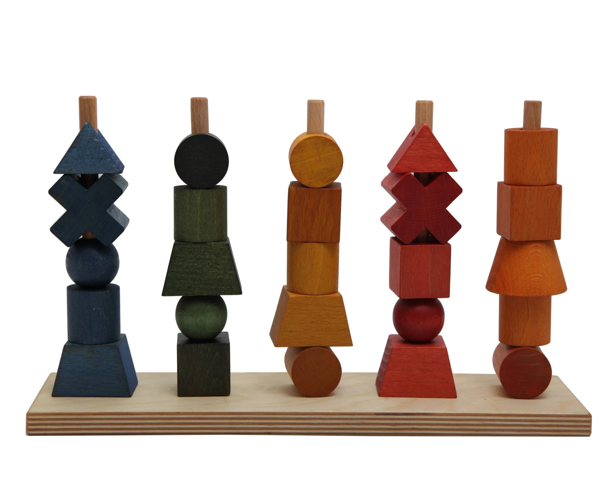 Rainbow stacking toy - Montessori